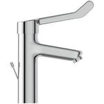 IDS Waschtischarmatur CERAPLUS 2 gründe m Klinikhebel und Metallablauf chrom IDEAL STANDARD