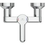 IDS Wand-Waschtischarmatur CERAPLUS 2 AP Ala 100mm absp. S-Anschlüsse chrom IDEAL STANDARD