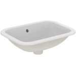 IDS Einbauwaschtisch CONNECT rechteckig 500x380x175mm weiß IDEAL STANDARD