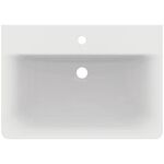 IDS Waschtisch CONNECT CUBE HL mttg du o ÜL 650mm weiß I+ IDEAL STANDARD