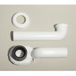 IDS Absaugeformstück für Urinal, Abl senkrecht m Ros. weiß IDEAL STANDARD