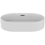 IDS Aufsatzwaschtisch STRADA II m ÜL o HL oval 600x400mm weiß I+ IDEAL STANDARD