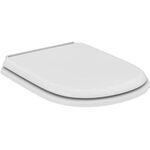IDS WC-Sitz CALLA mit Deckel, Scharniere chrom weiß IDEAL STANDARD