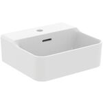 IDS Handwaschbecken CONCA m ÜL 1 HL 400x350x165mm seidenweiß IDEAL STANDARD