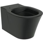 IDS Wand-WC CONNECT AIR RimLS+ 360x540x410mm, spülrandlos schwarz matt IDEAL STANDARD