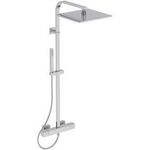 IDS Duschsystem CERATHERM C100 Square Kopfbrause 300x300mm chrom IDEAL STANDARD