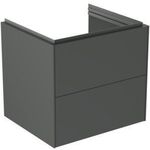 IDS Waschtischunterschrank CONCA 2 Auszüge 600mm anthrazit matt IDEAL STANDARD