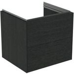 IDS Waschtischunterschrank CONCA 2 Auszüge 600mm Eiche geflammt IDEAL STANDARD