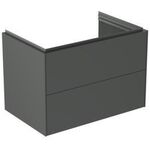 IDS Waschtischunterschrank CONCA 2 Auszüge 800mm anthrazit matt IDEAL STANDARD