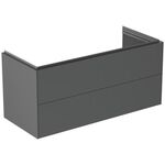 IDS Waschtischunterschrank CONCA 2 Auszüge 1200mm anthrazit matt IDEAL STANDARD