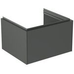 IDS Waschtischunterschrank CONCA 1 Auszug 600mm anthrazit matt IDEAL STANDARD