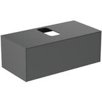 IDS Waschtisch-Paket CONCA Bundle04 Spiegel Armatur WT-Unterschrank anthrazi IDEAL STANDARD