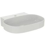 IDS Waschtisch LINDA-X o ÜL 1 HL 600x500mm weiß mit Ideal Plus IDEAL STANDARD