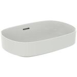 IDS Aufsatzwaschtisch LINDA-X m ÜL o HL 550x380mm seidenweiß IDEAL STANDARD