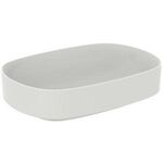 IDS Aufsatzwaschtisch LINDA-X o ÜL o HL 550x380mm seidenweiß IDEAL STANDARD