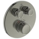 IDS UP-Brausethermostat Navigo CERATHERM 2 Verbraucher, rund silver storm IDEAL STANDARD