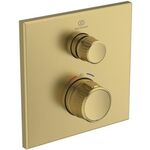 IDS UP-Brausethermostat Navigo CERATHERM 1 Verbraucher, eckig brushed gold IDEAL STANDARD