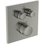 IDS UP-Brausethermostat Navigo CERATHERM 2 Verbraucher, eckig silver storm IDEAL STANDARD