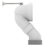 IDS Anschlussstutzen Abgang 90mm IDEAL STANDARD