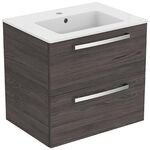 IDS Obere Schubladenfront EUROVIT für WTU E2979 Lava grau Dekor IDEAL STANDARD