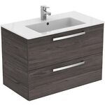 IDS Obere Schubladenfront EUROVIT für WTU E2978 Lava grau Dekor IDEAL STANDARD