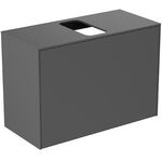 IDS Schubladenfront CONCA für WTU, 802x550mm anthrazit matt IDEAL STANDARD
