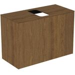 IDS Schubladenfront CONCA für WTU, 802x550mm Walnuss dunkel IDEAL STANDARD