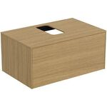 IDS Schubladenfront CONCA für WTU, 802x370mm Eiche hell IDEAL STANDARD