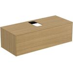 IDS Schubladenfront CONCA für WTU, 1202x370mm Eiche hell IDEAL STANDARD