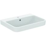 IDS Waschtisch i.life B m ÜL 1 Hahnloch 650x480x180mm weiß IDEAL STANDARD