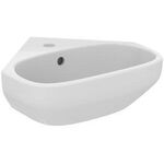 IDS Eck-Waschtisch i.life A m ÜL 1 HL 450x410x150mm weiß I+ IDEAL STANDARD