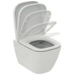 IDS Wand-WC-Paket i.life S randlos, mit WC-Sitz Softclosing weiß IDEAL STANDARD