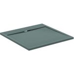 IDS Brausewanne Ultra Flat S i.life quadratisch 900x900x30mm Quarzgrau IDEAL STANDARD