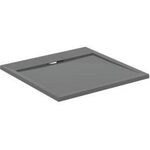 IDS Brausewanne Ultra Flat S i.life quadratisch 800x800x30mm Quarzgrau IDEAL STANDARD