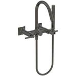 IDS Zweißriff-Badearmatur JOY NEO AP Hebelgr mit Brause-Set magnetic grey IDEAL STANDARD