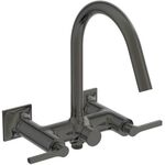 IDS Zweißriff-Badearmatur JOY NEO AP, Hebelgriffe magnetic grey IDEAL STANDARD