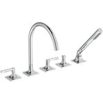 IDS Zweißriff-5-Loch-Badearmatur JOY NEO mit Auslauf, Hebelgriffe chrom IDEAL STANDARD