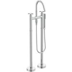 IDS Zweißriff-Wannenarmatur JOY NEO freistehend, Kreuzgriffe chrom IDEAL STANDARD