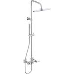 IDS Zweißriff-Duschsystem JOY NEO AP, Hebelgriffe chrom IDEAL STANDARD