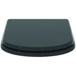 IDS WC-Sitz CALLA Scharn aus Edelstahl Softclosing schwarz IDEAL STANDARD