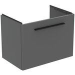 IDS Möbel-WT-Unterschrank i.life S 1 Auszug 600x375x440mm Quarzgrau matt IDEAL STANDARD