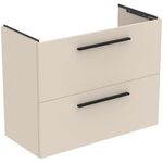 IDS Möbel-WT-Unterschrank i.life S 2 Auszüge 800x375x630mm Sandbeige matt IDEAL STANDARD