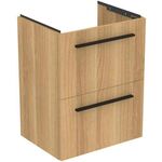 IDS Möbel-WT-Unterschrank i.life S 2 Auszüge 500x375x630mm Eiche Natur IDEAL STANDARD