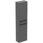 IDS Hochschrank i.life S 2 Türen, 400x210x1600mm Quarzgrau matt IDEAL STANDARD
