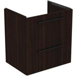 IDS Waschtisch/Möbel-Paket i.life A 60cm, Griff Chrom Coffee Oak IDEAL STANDARD