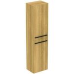 IDS Hochschrank i.life A 2 Türen, 40cm breit Eiche Natur IDEAL STANDARD