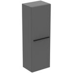 IDS Halbhochschrank i.life A 1 Tür, 40cm breit Quarzgrau matt IDEAL STANDARD