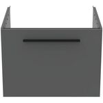 IDS Waschtischunterschrank i.life B 600x505x440mm, 1 Auszug Quarzgrau matt IDEAL STANDARD