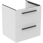 IDS Waschtischunterschrank i.life B 600x505x630mm, 2 Auszüge weiß matt IDEAL STANDARD