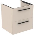 IDS Waschtischunterschrank i.life B 600x505x630mm, 2 Auszüge Sandbeige matt IDEAL STANDARD